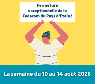 Fermeture du siège du 10 au 14 août 2026